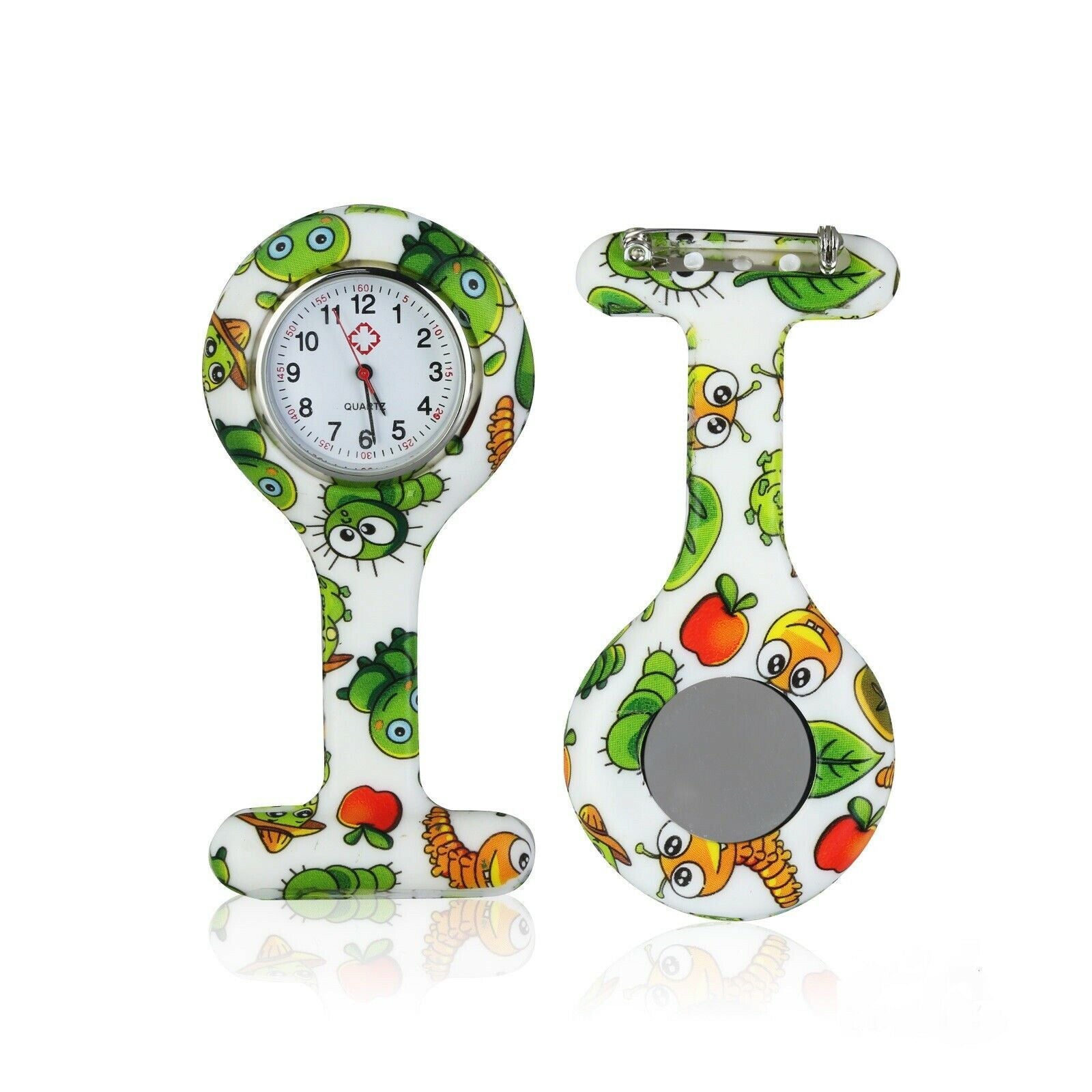 Silicone Nurse Watch Brooch Tunic Fob Nursing Nurses Pendant Pocket - Homeware Discounts