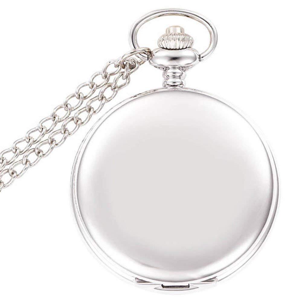 Vintage Pocket Watch Mechanical Pocket Watch Steampunk Smooth Roman Numerals Fob Watches - Homeware Discounts