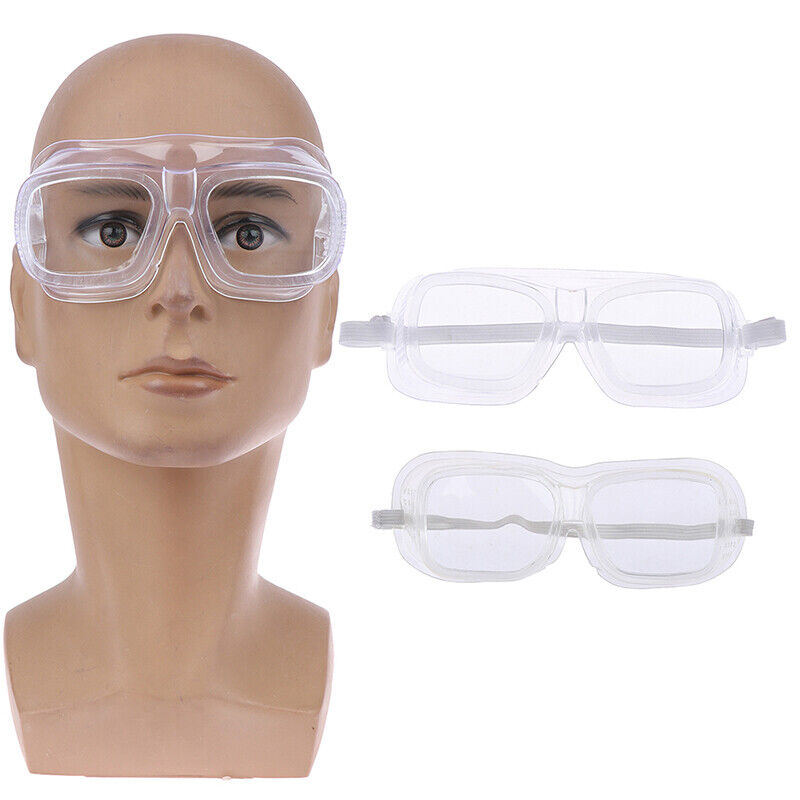 Protective Safety Goggles Glasses Axe Clear Lens Spectacles Lab Eye Wear Industrial Dust Protect - Homeware Discounts