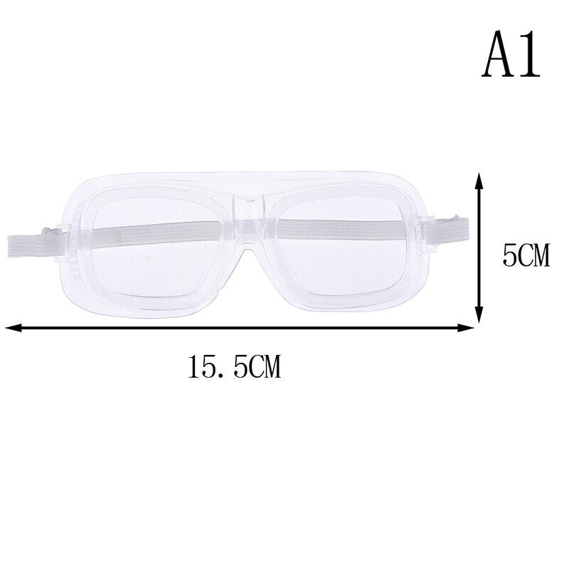Protective Safety Goggles Glasses Axe Clear Lens Spectacles Lab Eye Wear Industrial Dust Protect - Homeware Discounts