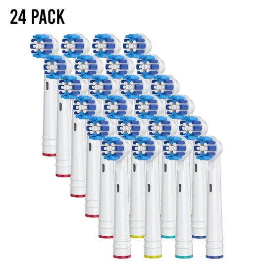 4/8/12/16/20/24 Replacement Toothbrush Heads 4 Pack for Oral B Electric Toothbrushes Precision Clean Oralb Braun Pro 1000 Sonic Clean Soft Sensitive Precision - Homeware Discounts