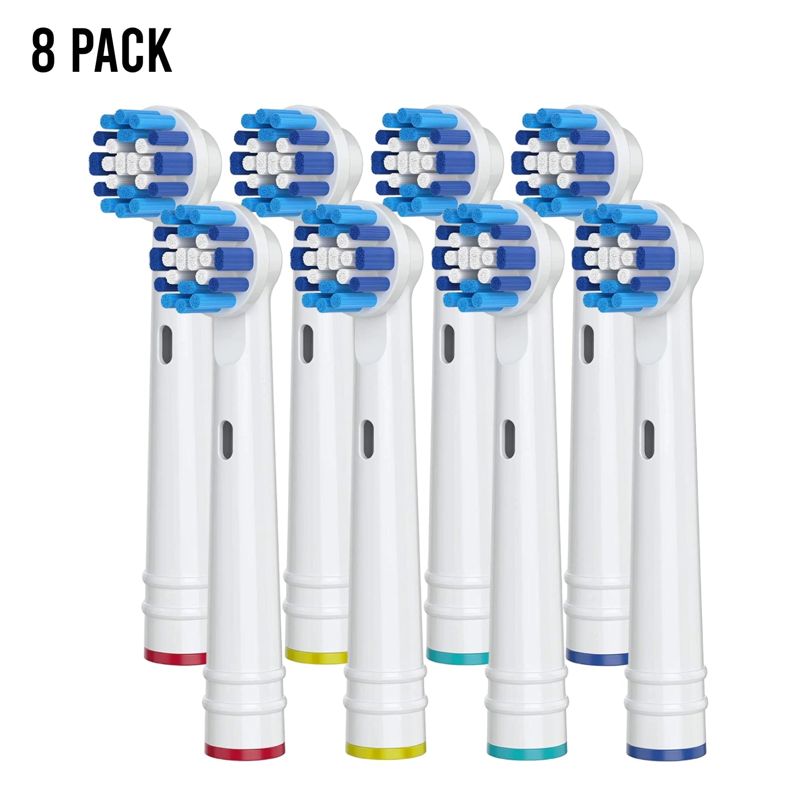 4/8/12/16/20/24 Replacement Toothbrush Heads 4 Pack for Oral B Electric Toothbrushes Precision Clean Oralb Braun Pro 1000 Sonic Clean Soft Sensitive Precision - Homeware Discounts