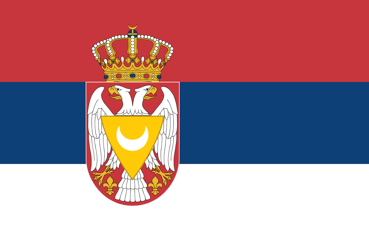 Large Serbia Serbian Flag Heavy Duty Outdoor 90 X 150 CM - 3ft x 5ft