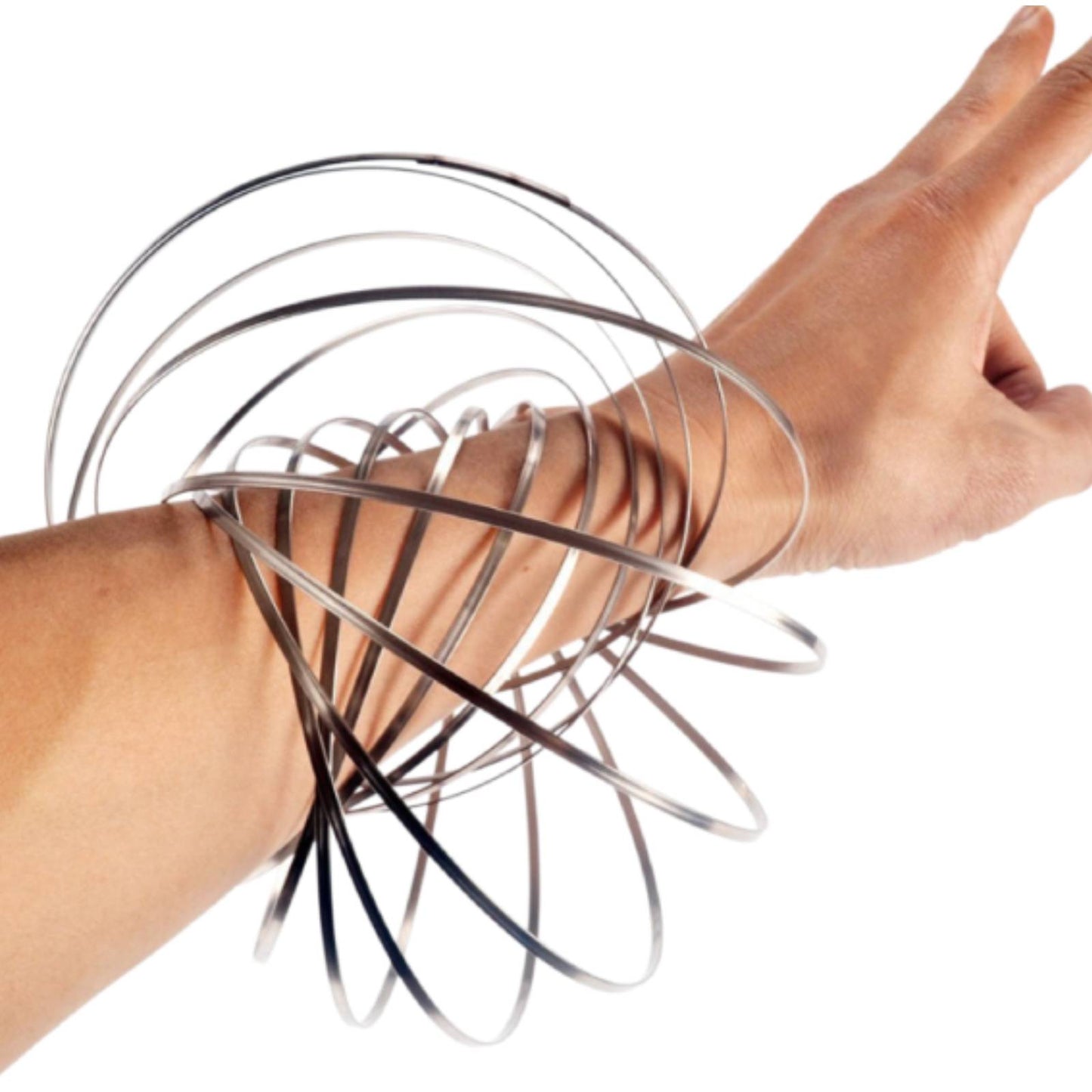 Toroflux Flow Ring Arm Slinky Magic Bracelet Spring Toy
