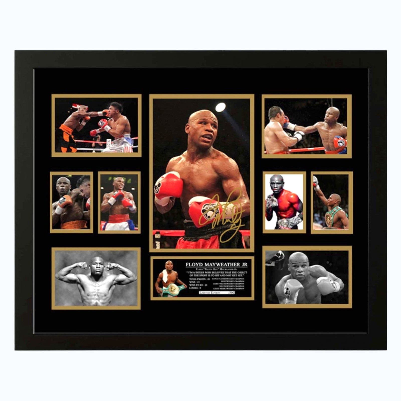 Floyd Mayweather Signed Limited Photo Memorabilia Frame - My Store