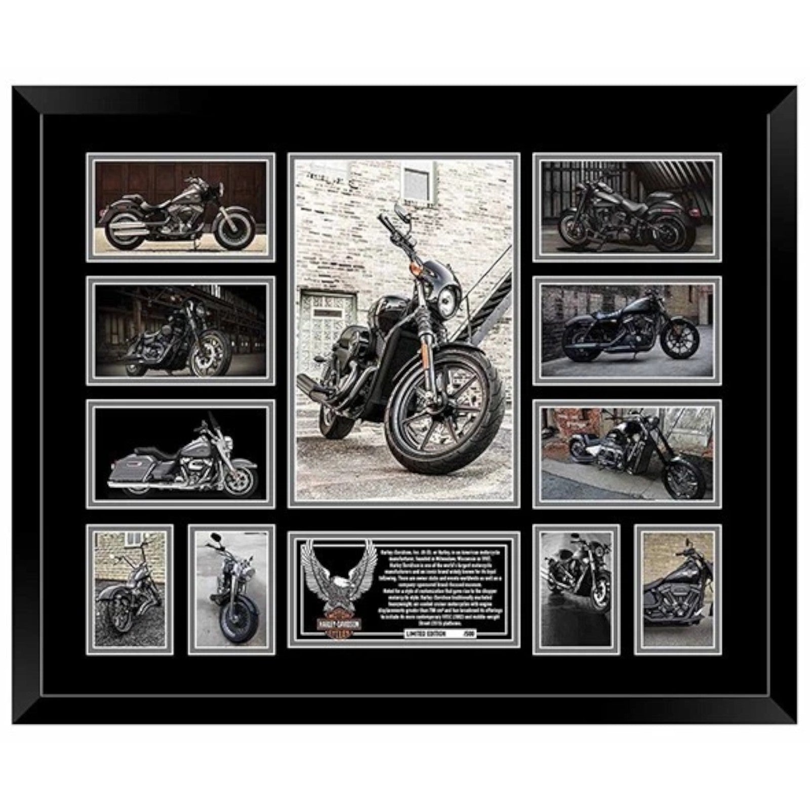 Harley Davidson Motorcycles Signed Limited Photo Memorabilia Frame - My Store