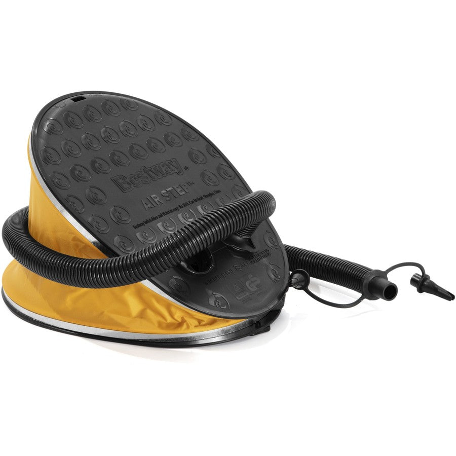 Bestway AIR STEP AIR FOOT PUMP Portable Easy Inflate/Deflate 3Valve - My Store