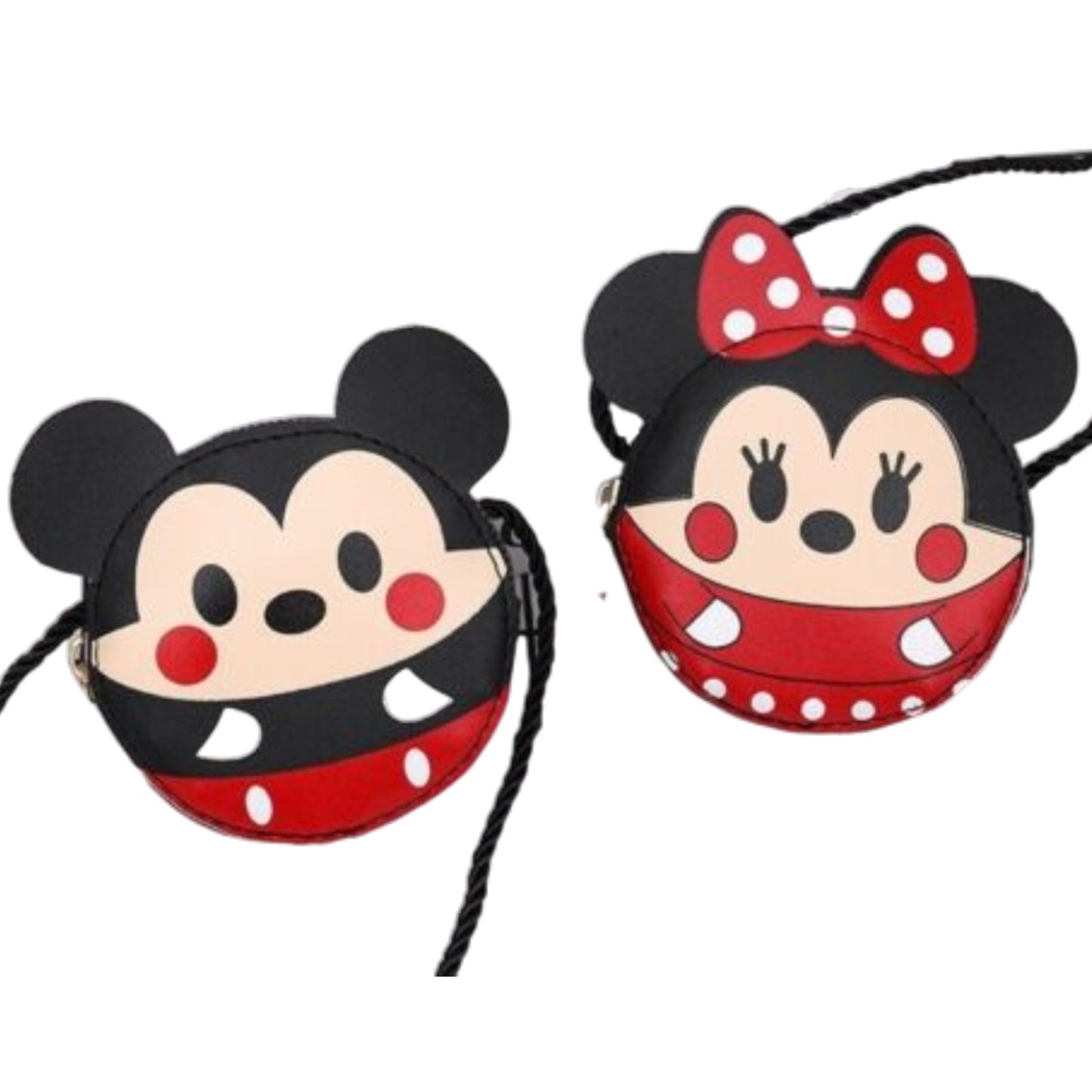 12cm Mickey Mouse Minnie Mouse Wallet Bag Coin Purse Kids Purse - Homeware Discounts