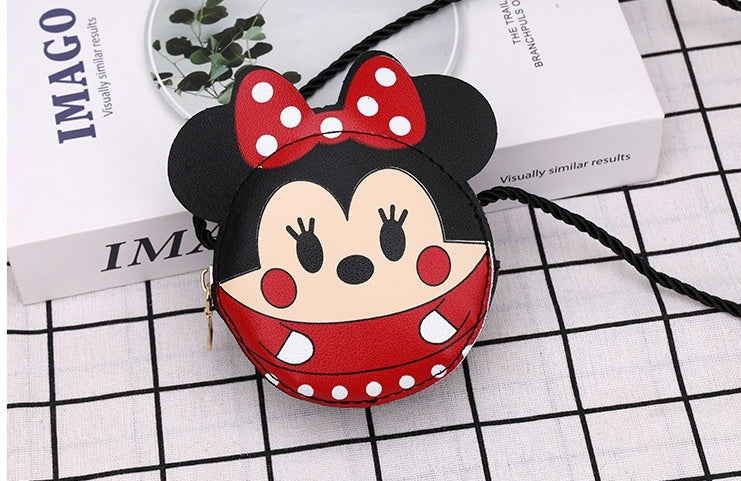 12cm Mickey Mouse Minnie Mouse Wallet Bag Coin Purse Kids Purse - Homeware Discounts