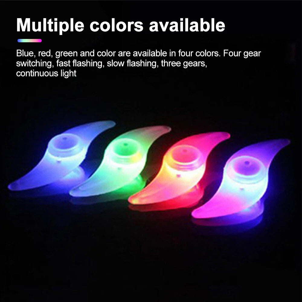 2 Bicycle Cycling Bike Wheel Spoke Wire Tyre Bright LED Flash Light Lamp - My Store