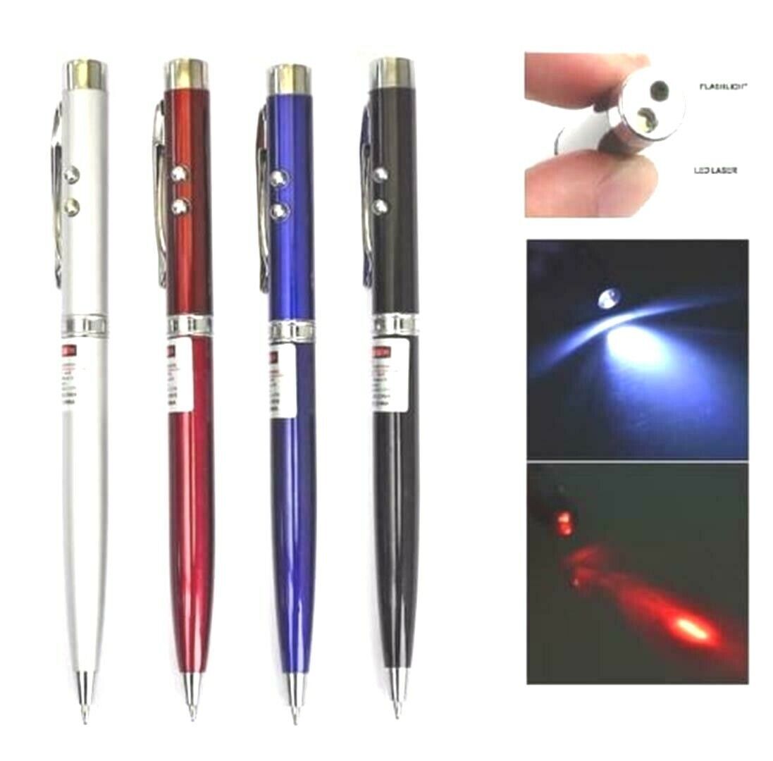 3 in 1 Red Laser Pointer Pen Keychain Cat Toy Mini Red Laser Pointer Cat Dog Interactive Training Tools White - My Store