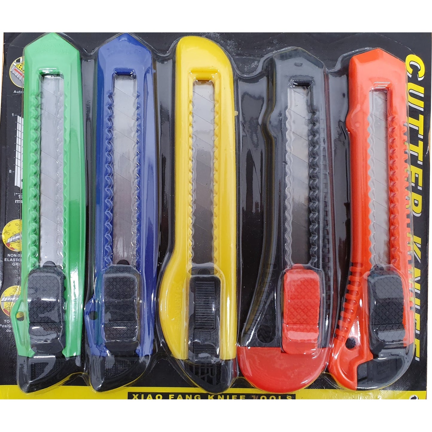 5 Set Heavy Duty Box Cutter Utility warehouse Knife - Homeware Discounts