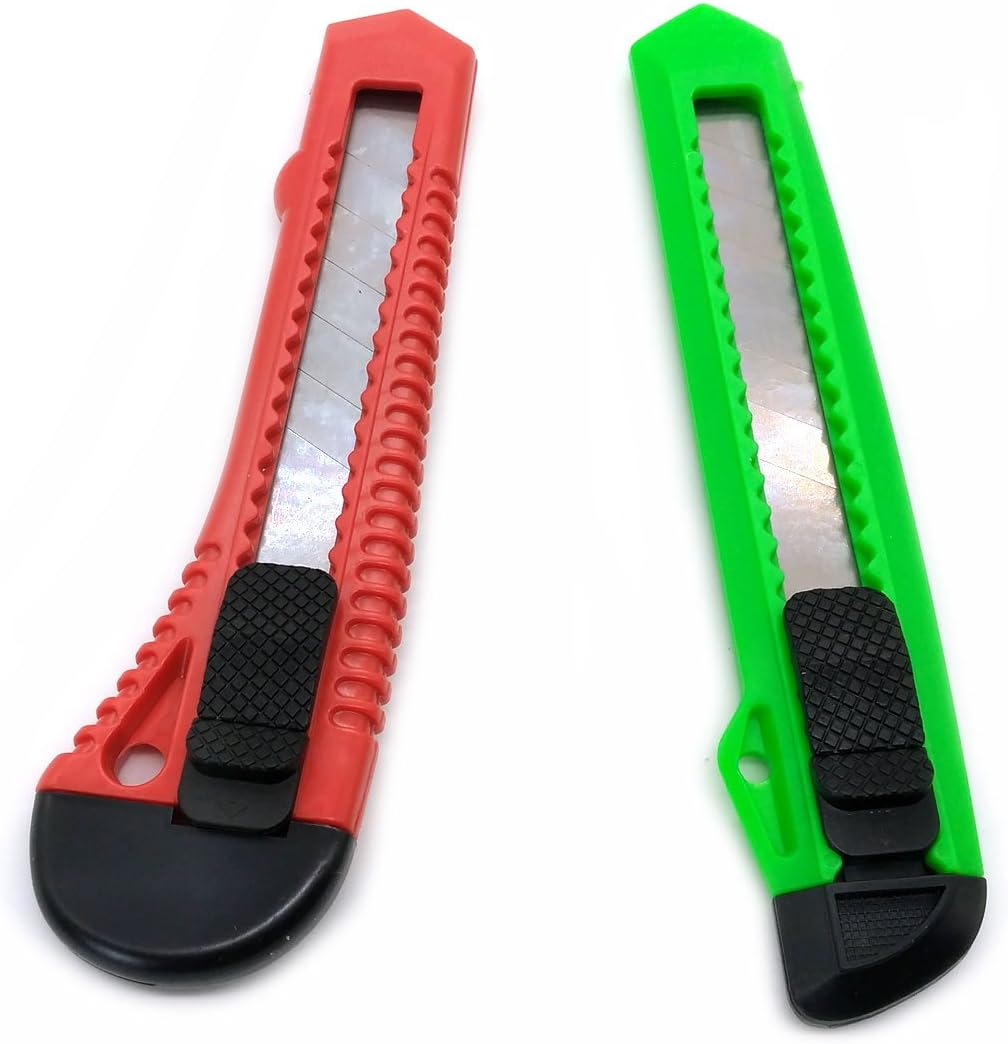 10-Pack Heavy Duty Box Cutter Utility Knife Construction Knife Exacto Knife - My Store
