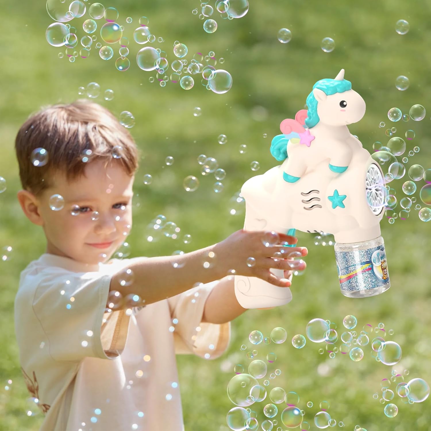24cm Bubble Gun Bubble Maker Blower Blaster Bubble Machine Unicorn Bubble Machine - My Store