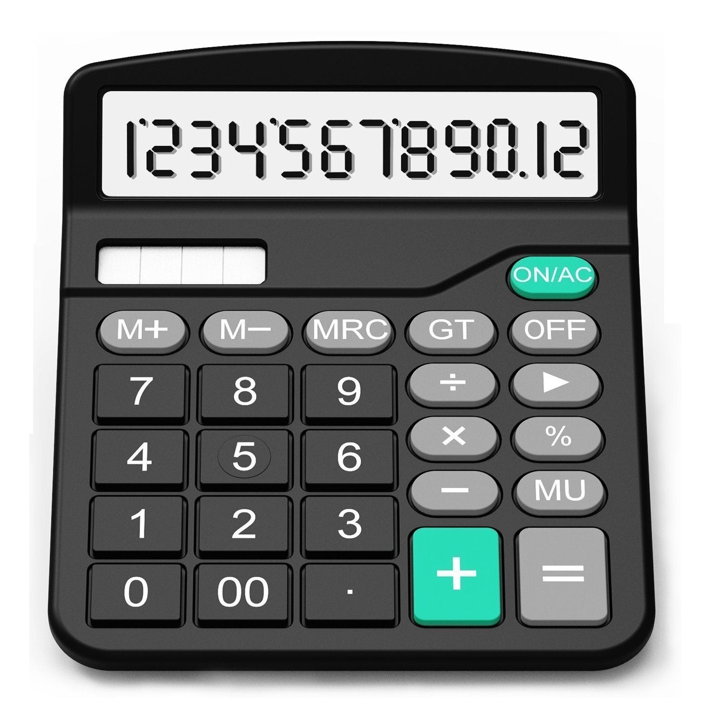 Solar Electronic Desk Calculator Extra Large Display Business Battery 12 Digit - Homeware Discounts