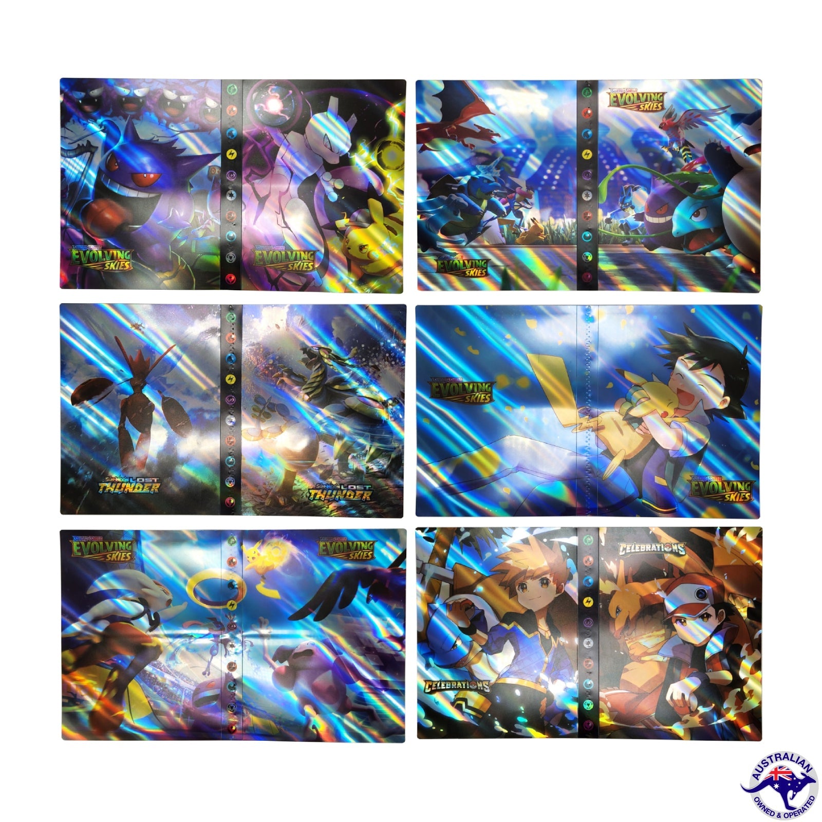 Trading card Album Book Sleeve 240 Cards Holder Booklet For Collecting Cards Binder - Homeware Discounts