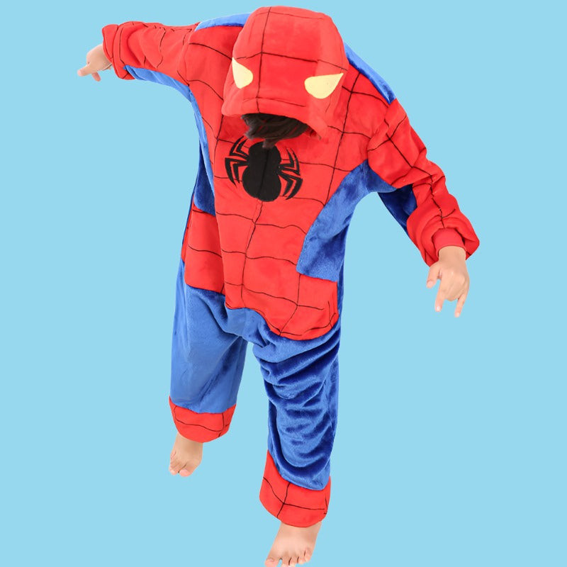Onesie Dress Kigurumi Kid Plush Cosplay Animal Pajamas Spiderman Stitch Animals - Homeware Discounts