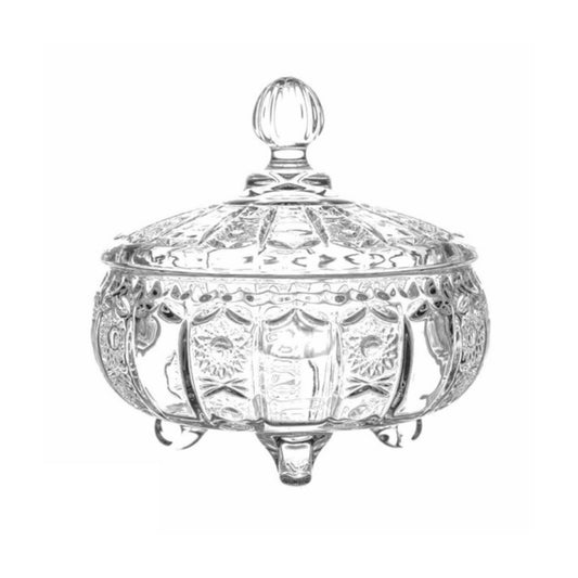 Delisoga Crystal Bowl Fruit Decoration - 18CM - Homeware Discounts