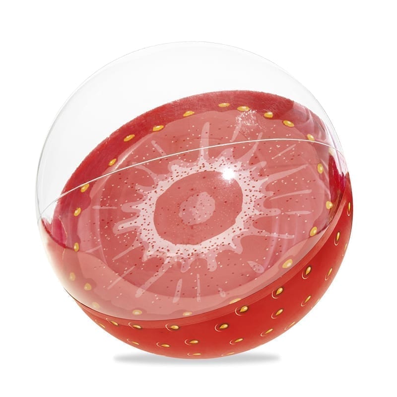 18″/46cm Fruit Beach Ball Balls Inflatable Swim toy Portable Lightweight Easy Inflate - Homeware Discounts