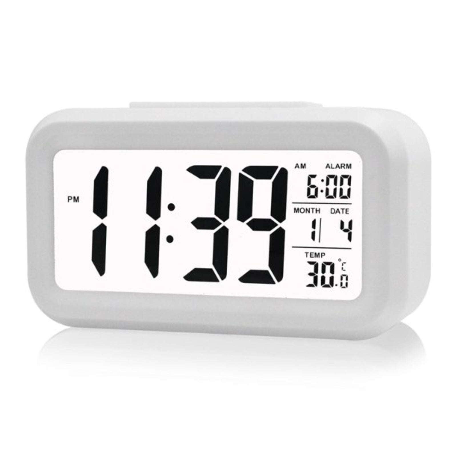 Digital Clock LCD Alarm Clock Backlight Time Light Sensor - Homeware Discounts