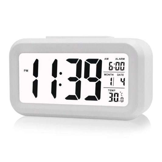 Digital Clock LCD Alarm Clock Backlight Time Light Sensor - Homeware Discounts
