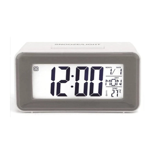Digital LCD Backlight Display Clock With Calender, Temperature and Alarm - Homeware Discounts