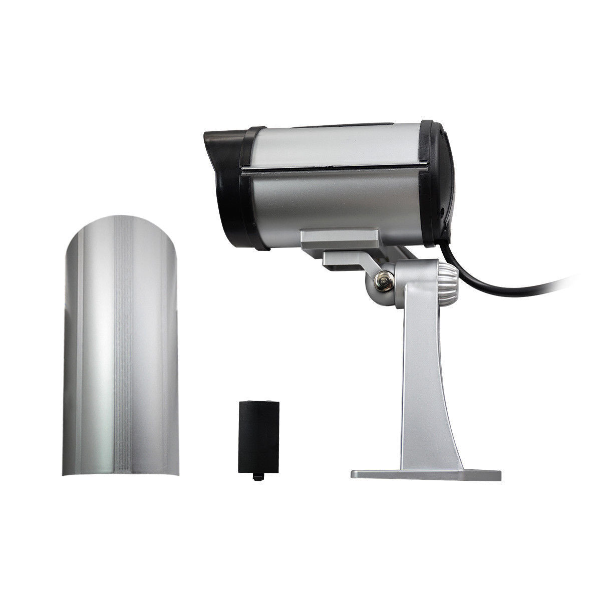 2-Pack Wireless Fake CCTV Camera Dummy Dome Bullet Home Security Surveillance Blink LED - Homeware Discounts