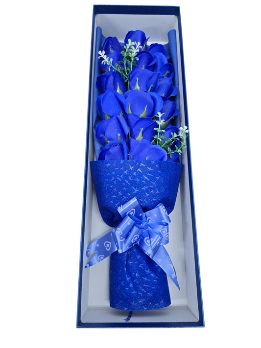 Bouquet Soap Flower Box Artificial Flowers Fake Bouquet Buch Home Moms Wedding Decor - My Store