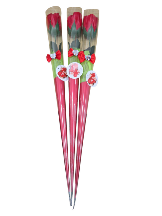 3pcs 45cm Rose Artificial Flowers Fake Bouquet Buch Home Moms Wedding Party Decor - My Store