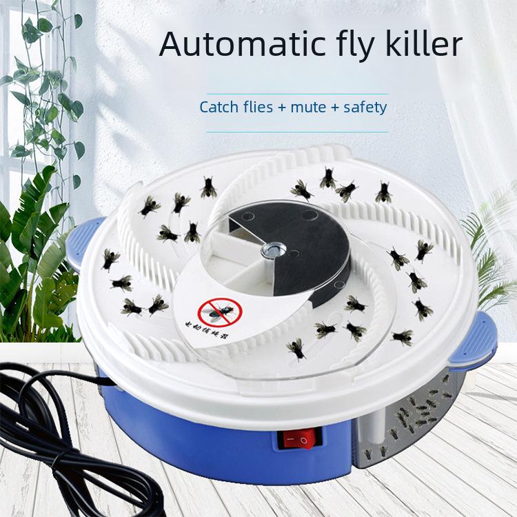 Automatic Flycatcher Electric Flytrap Insect Killer Rotating Electric Indoor Fly Trap - My Store