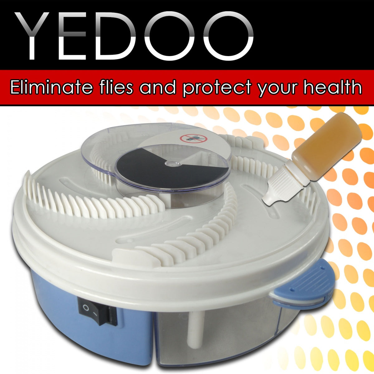 Automatic Flycatcher Electric Flytrap Insect Killer Rotating Electric Indoor Fly Trap - My Store