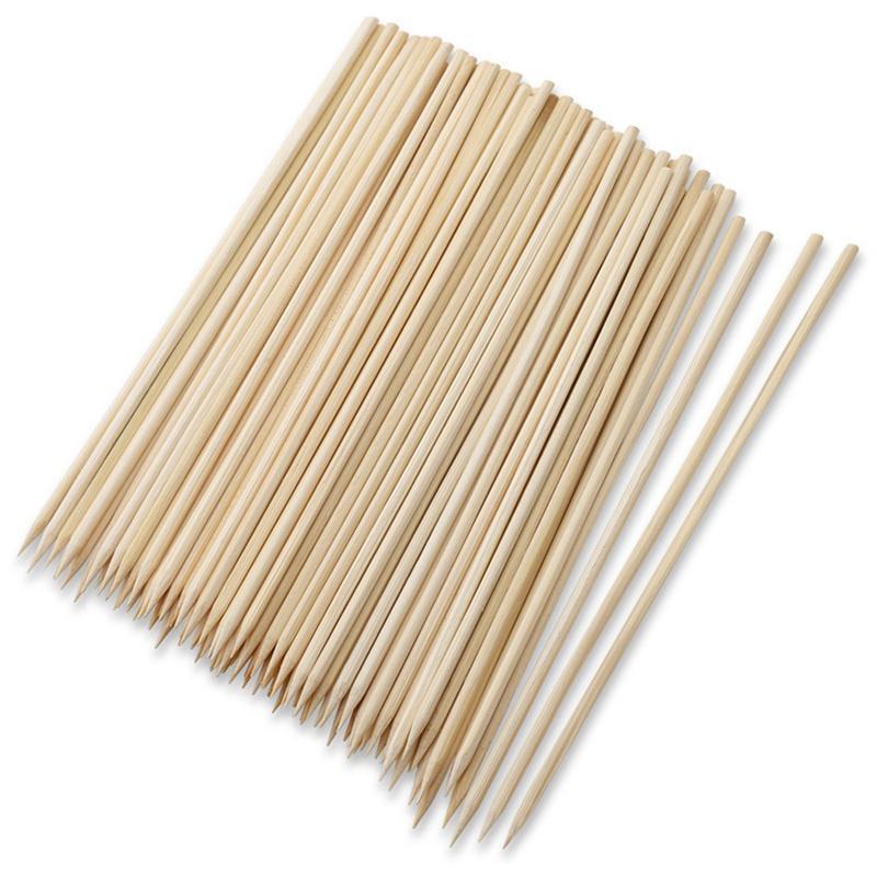 80pcs 30cm Bamboo BBQ Skewers Grill sticks for BBQ - Homeware Discounts