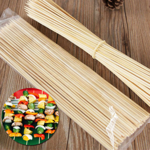 80pcs 30cm Bamboo BBQ Skewers Grill sticks for BBQ - Homeware Discounts