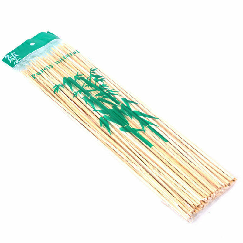 80pcs 30cm Bamboo BBQ Skewers Grill sticks for BBQ - Homeware Discounts