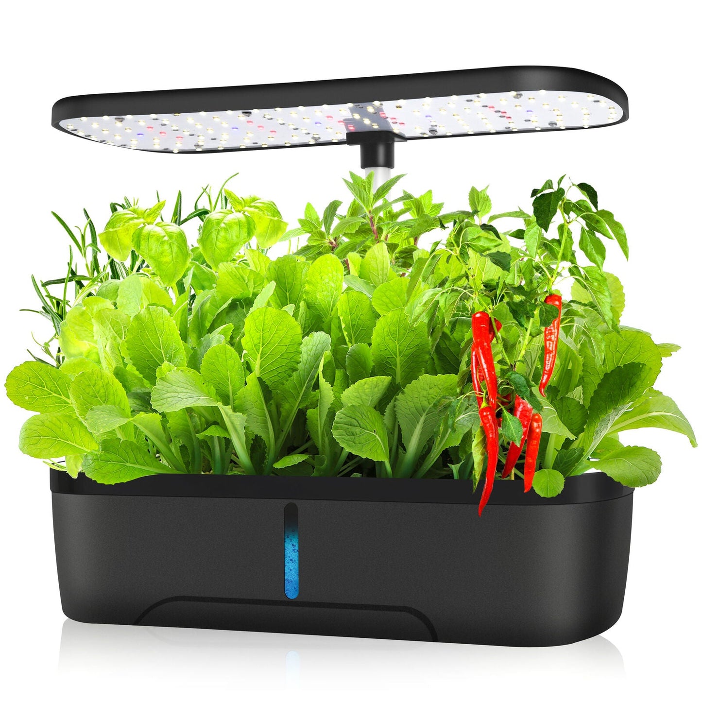 Hydroponics Plant Growing System 12 Pods Indoor Herb Garden Kit Led Grow Light Automatic Germination Kit Garden Planter 4L - Homeware Discounts