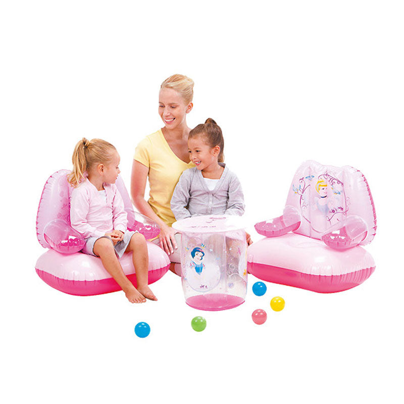 Bestway Disney Cinderella Princess Inflatable Kids Chair play Set - Homeware Discounts