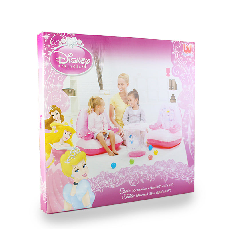 Bestway Disney Cinderella Princess Inflatable Kids Chair play Set - Homeware Discounts