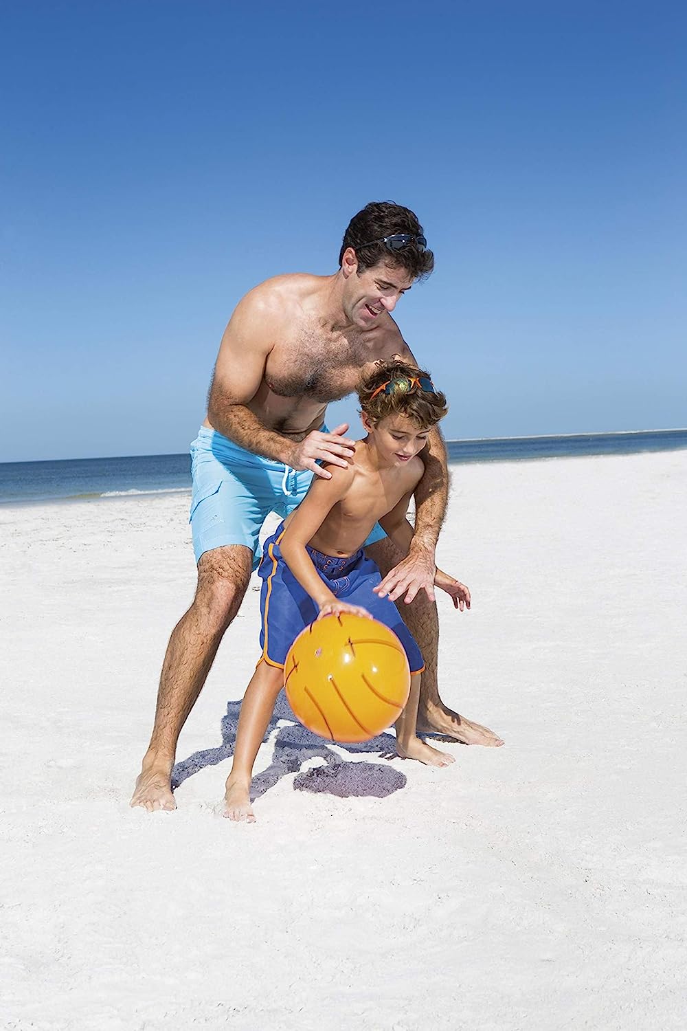 51cm Sports Baseball Football Volleyball Beach Ball Balls Inflatable Swim toy Portable Lightweight Easy Inflate - Homeware Discounts