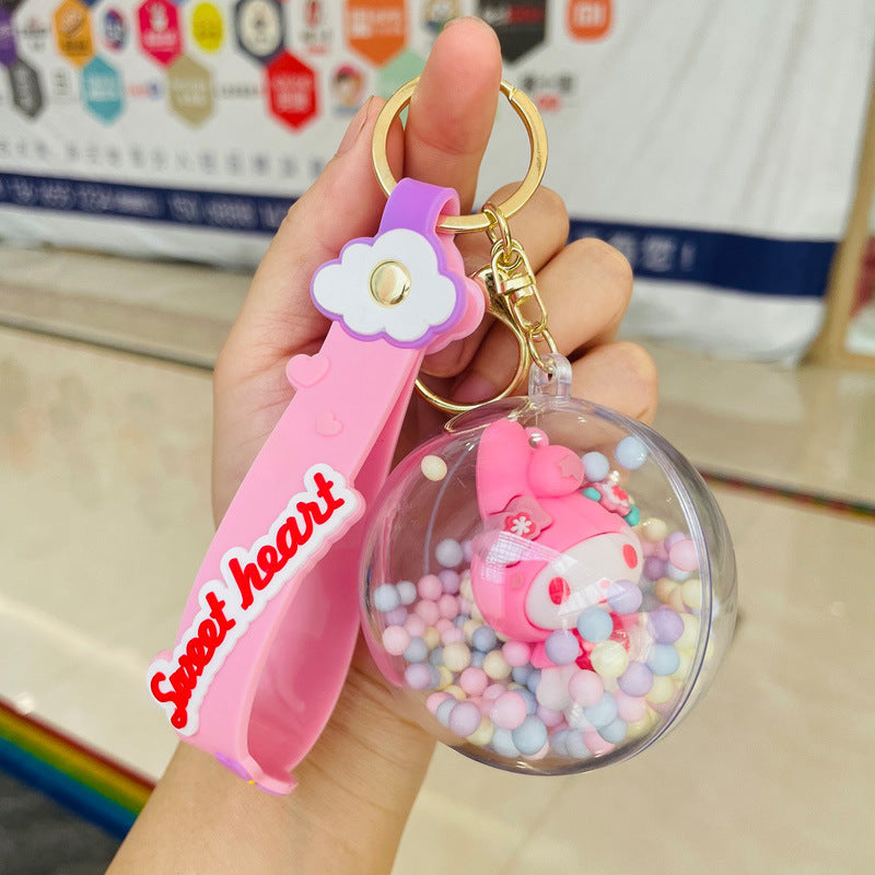 Sanrio Hello Kitty Kuromi Cinnamoroll My Melody Keyring Key Chain Kids - Homeware Discounts