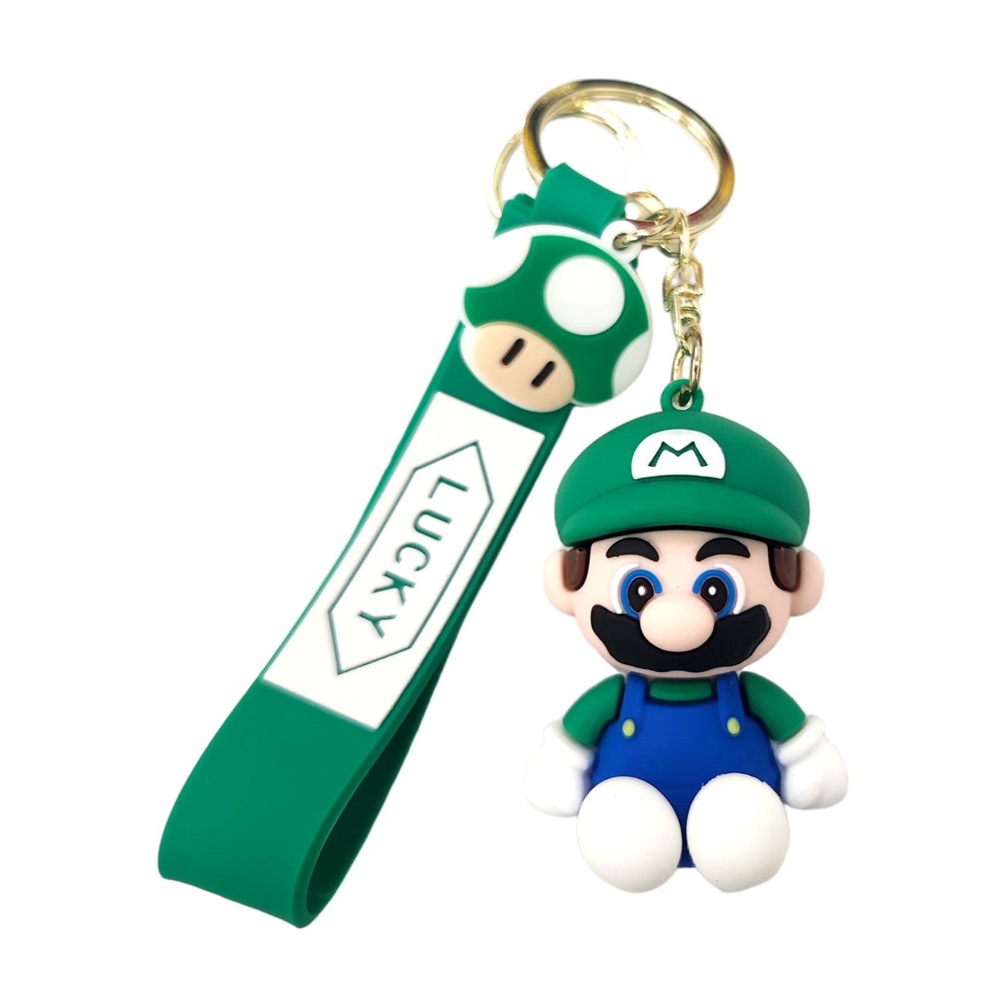 Green Mario Kids Key Chain Keyring - Homeware Discounts