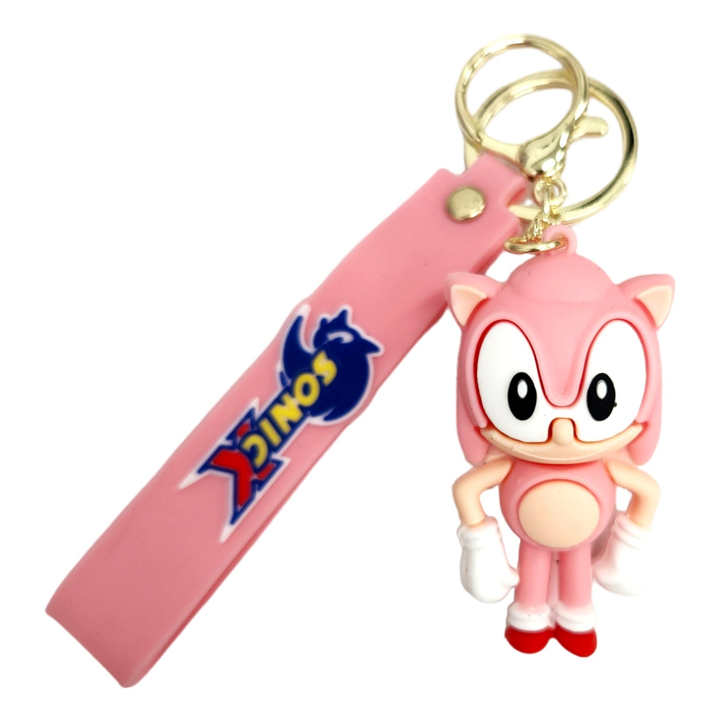 Pink Sonic Kids Key Chain Keyring - Homeware Discounts