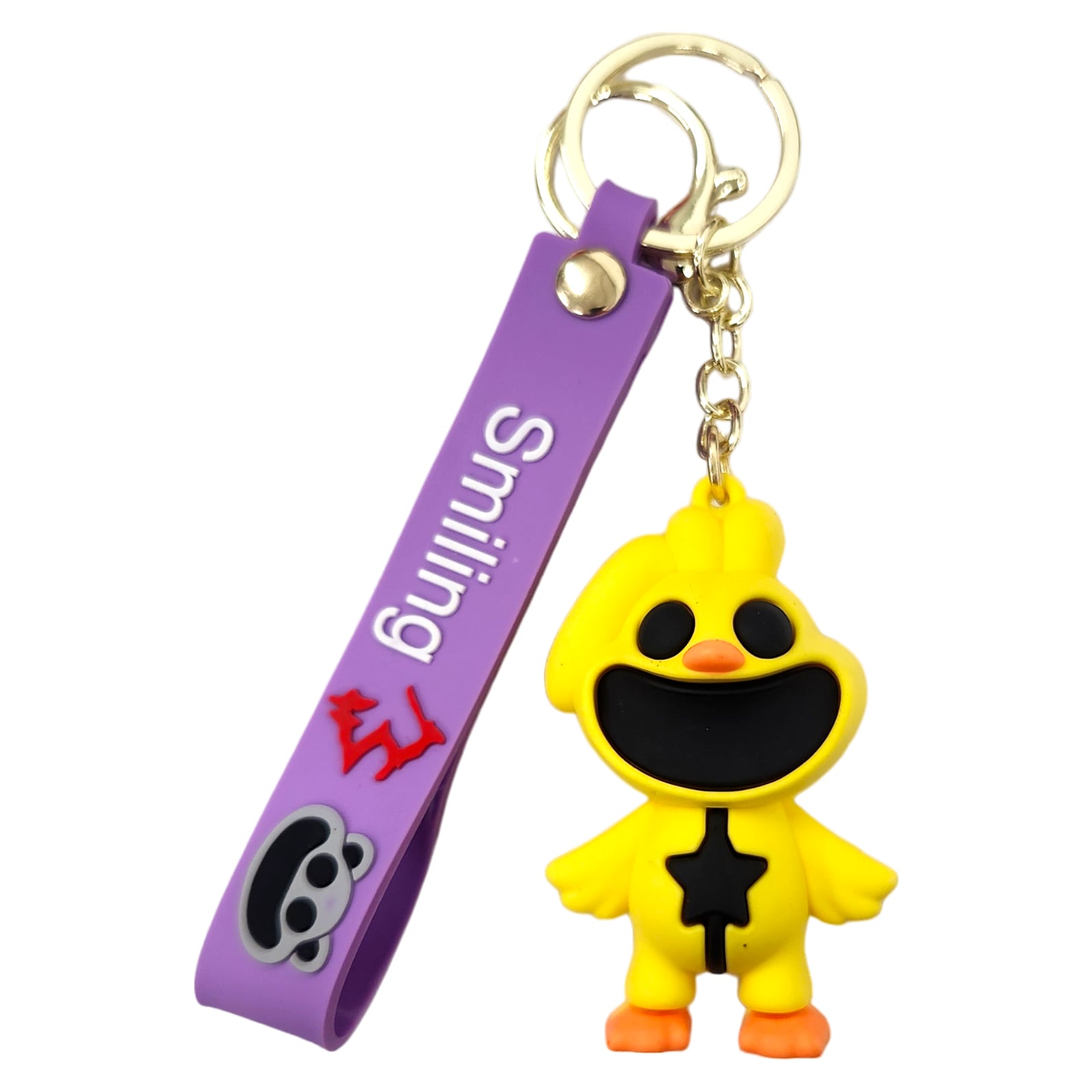 Smiling Critters Kickin Chicken Kids Key Chain Keyring - Homeware Discounts