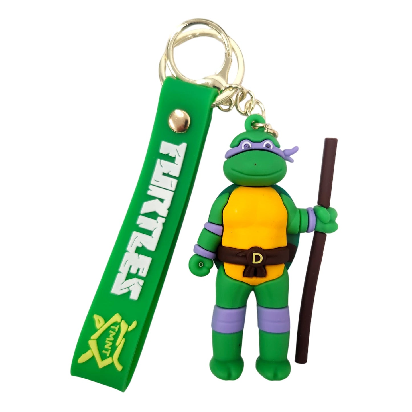 Teenage Mutant Ninja Turtle TMNT Donatello Kids Key Chain Keyring - Homeware Discounts