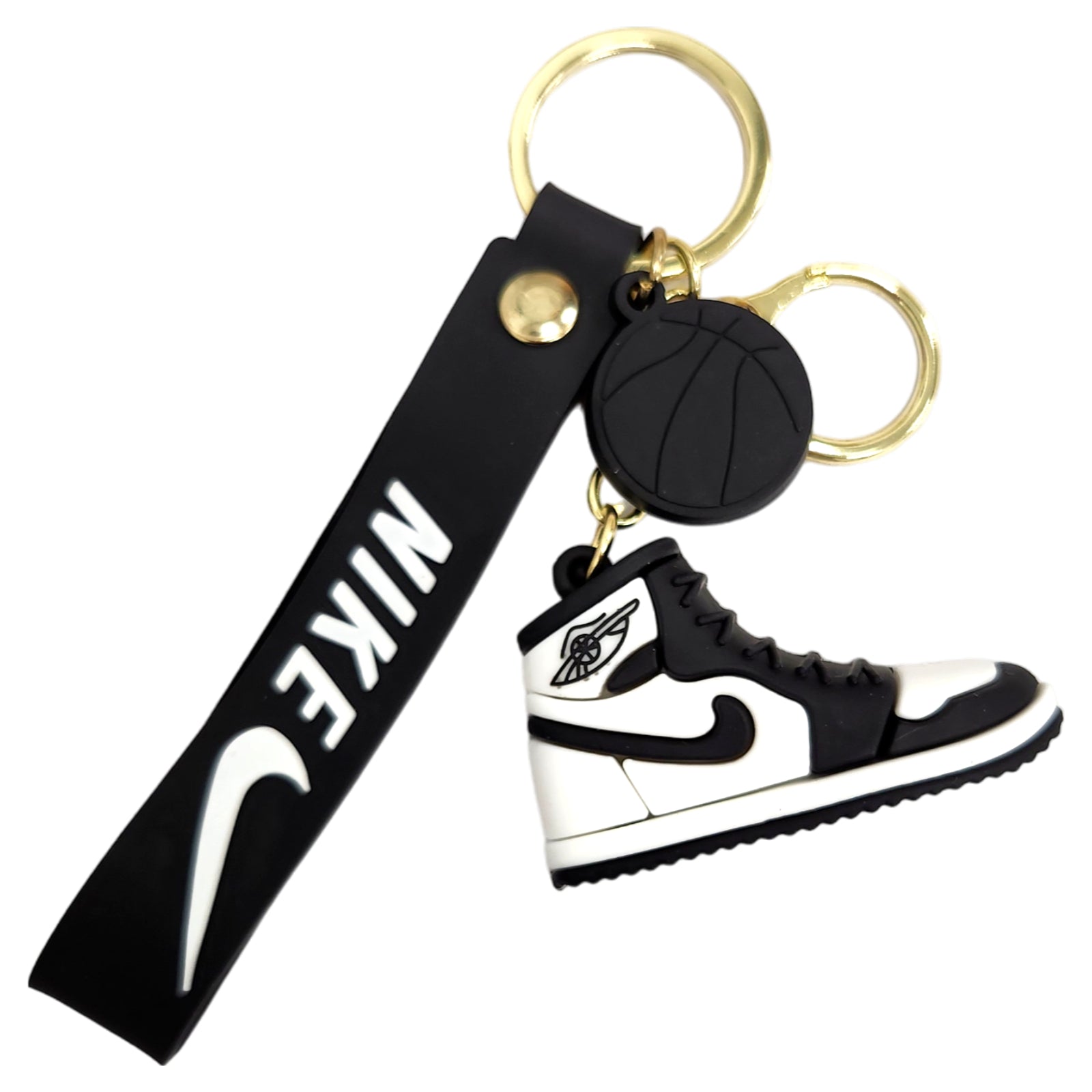 White Shoe Kids Key Chain Keyring - Homeware Discounts