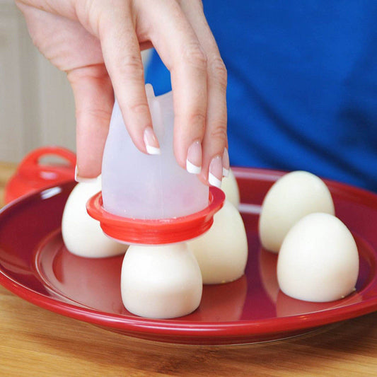 6-Piece Set Food Silicon Egg Boiler Hard Boiled Egglettes Egg Cooker Kitchen Tool - My Store