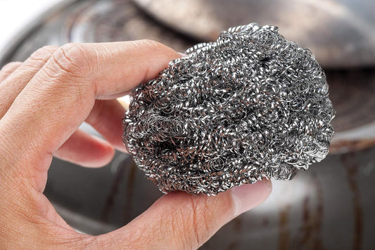 12-Pack Kitchen Cleaning Tool Stainless Steel Wire Balls Scouring Pad Scourer - My Store