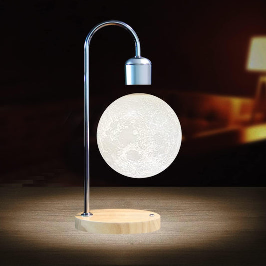 Magnetic Levitating Moon Lamp Zero Gravity Floating Light - Homeware Discounts