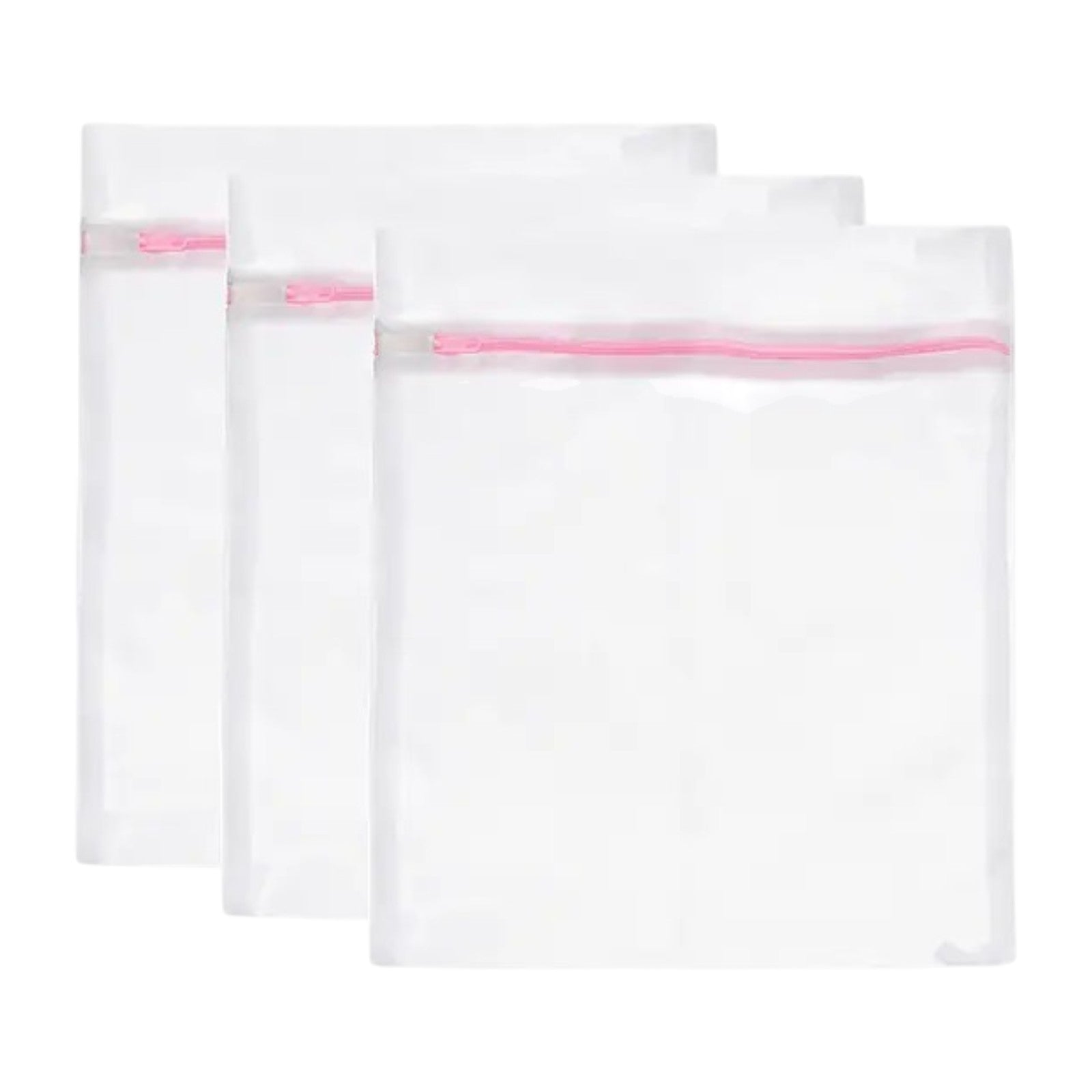 3-Set Zipped Laundry Washing Bag Net Mesh Socks Bra Clothes Socks Underwear Laundry Pouch - My Store