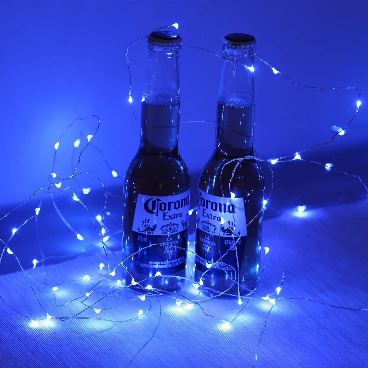200 Blue LED Solar Powered 24m Garden Christmas Fairy Lights - Waterproof Solar - Homeware Discounts
