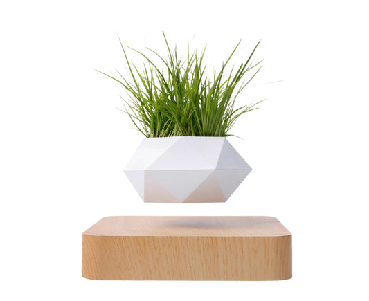 Levitating Flower Pot Floating Bonsai Plant Desk Decor Indoor Floating Planter - Homeware Discounts